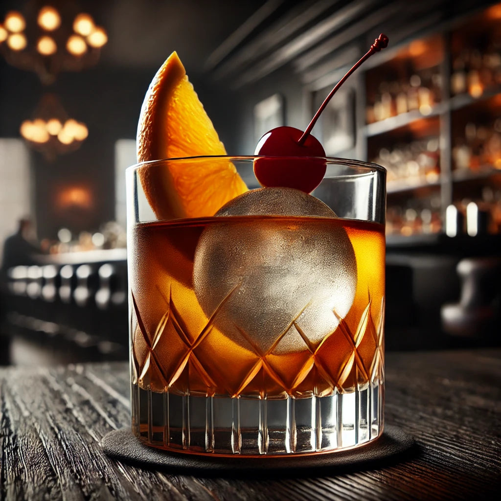 Batched Old Fashioned Cocktail