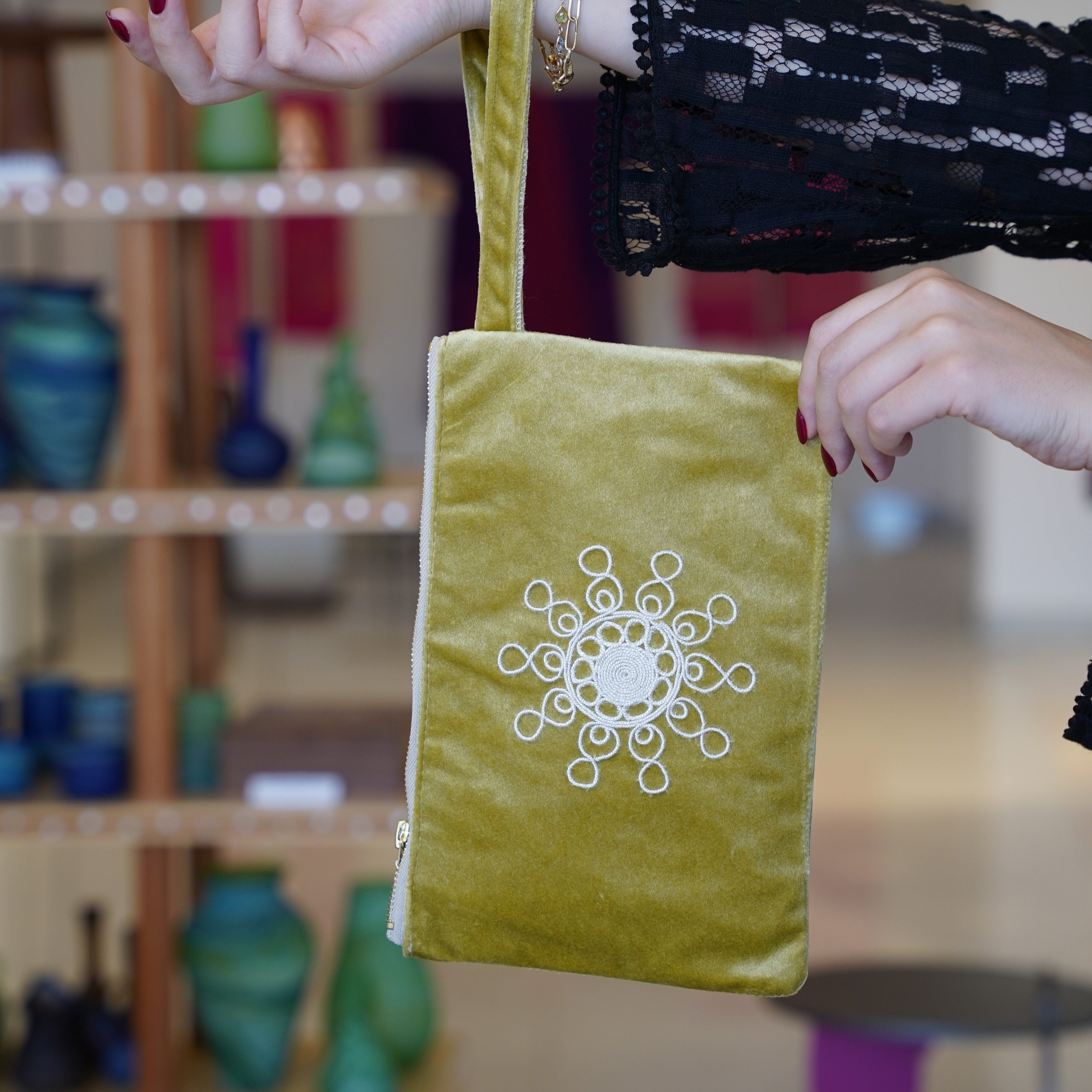 Tahriri Embroidered Pouch