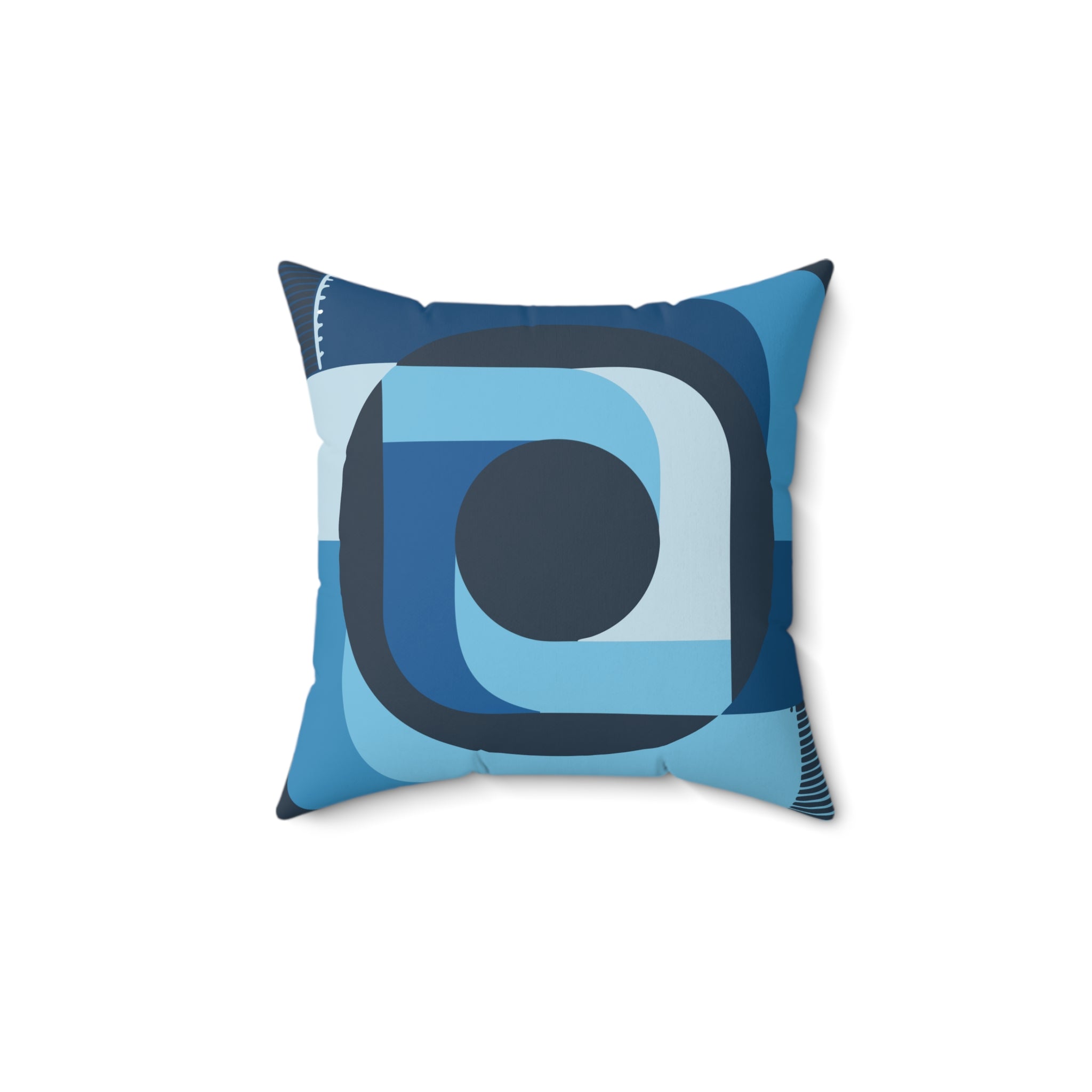 Blue HW Signature Designer Throw Pillow
