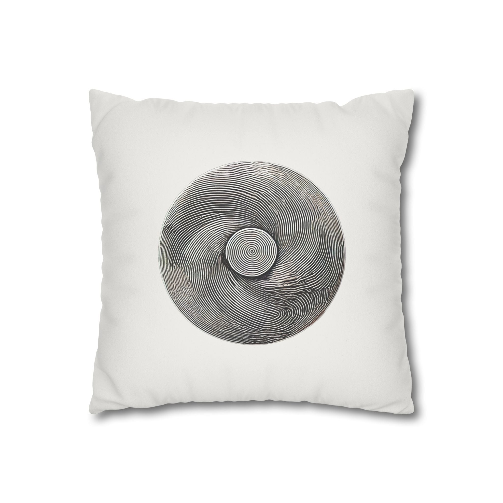 Press Me Button Designer Throw Pillow Cover