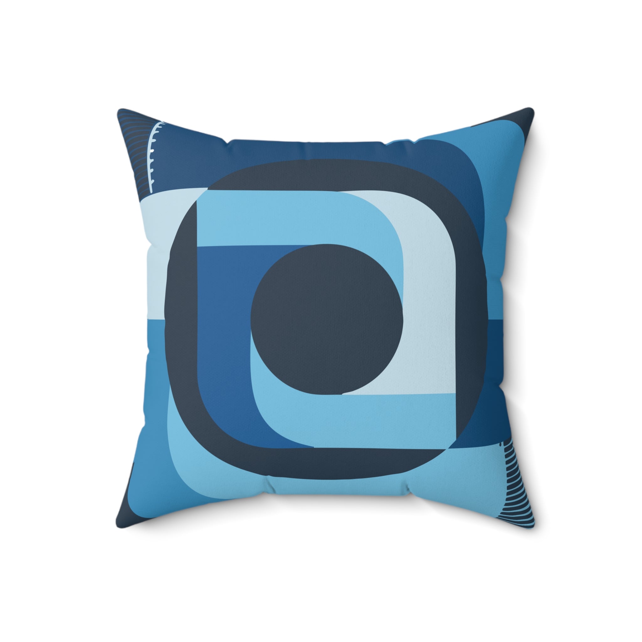 Blue HW Signature Designer Throw Pillow