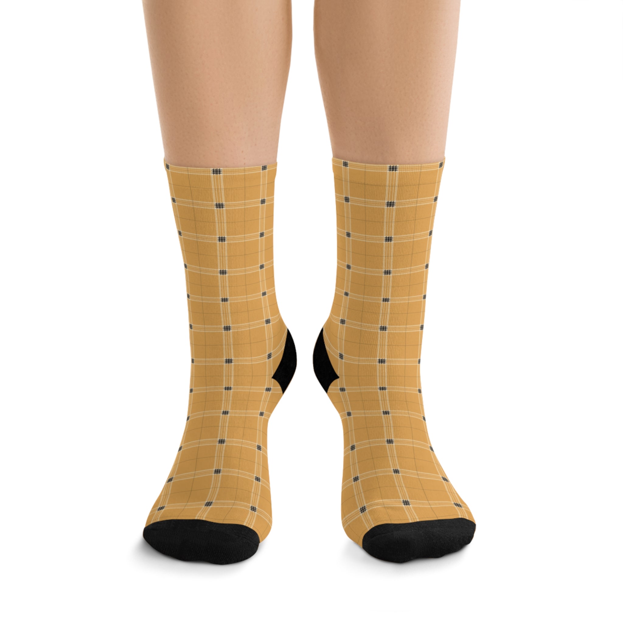Indian Yellow EcoBlend Sustainable Comfort Socks
