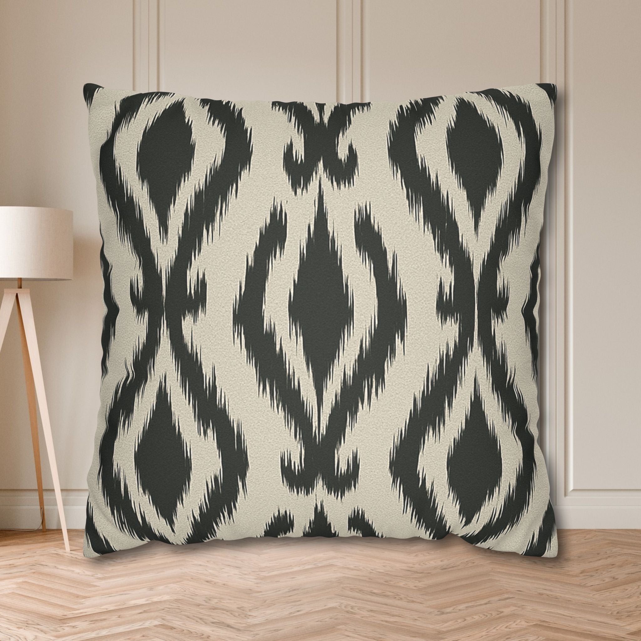 Mallorcan Ikat No. 5 Designer Throw Pillow Cover