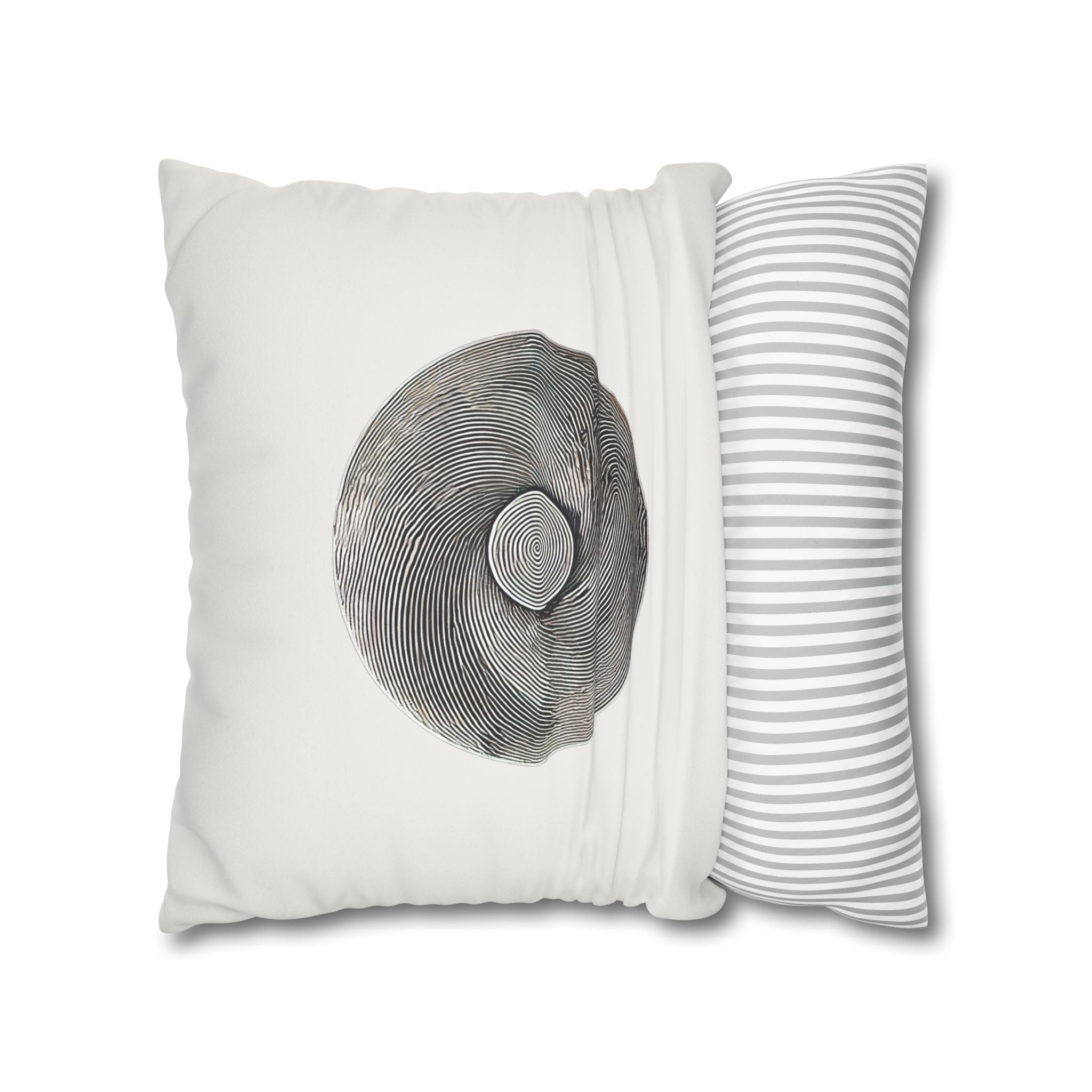 Press Me Button Designer Throw Pillow Cover