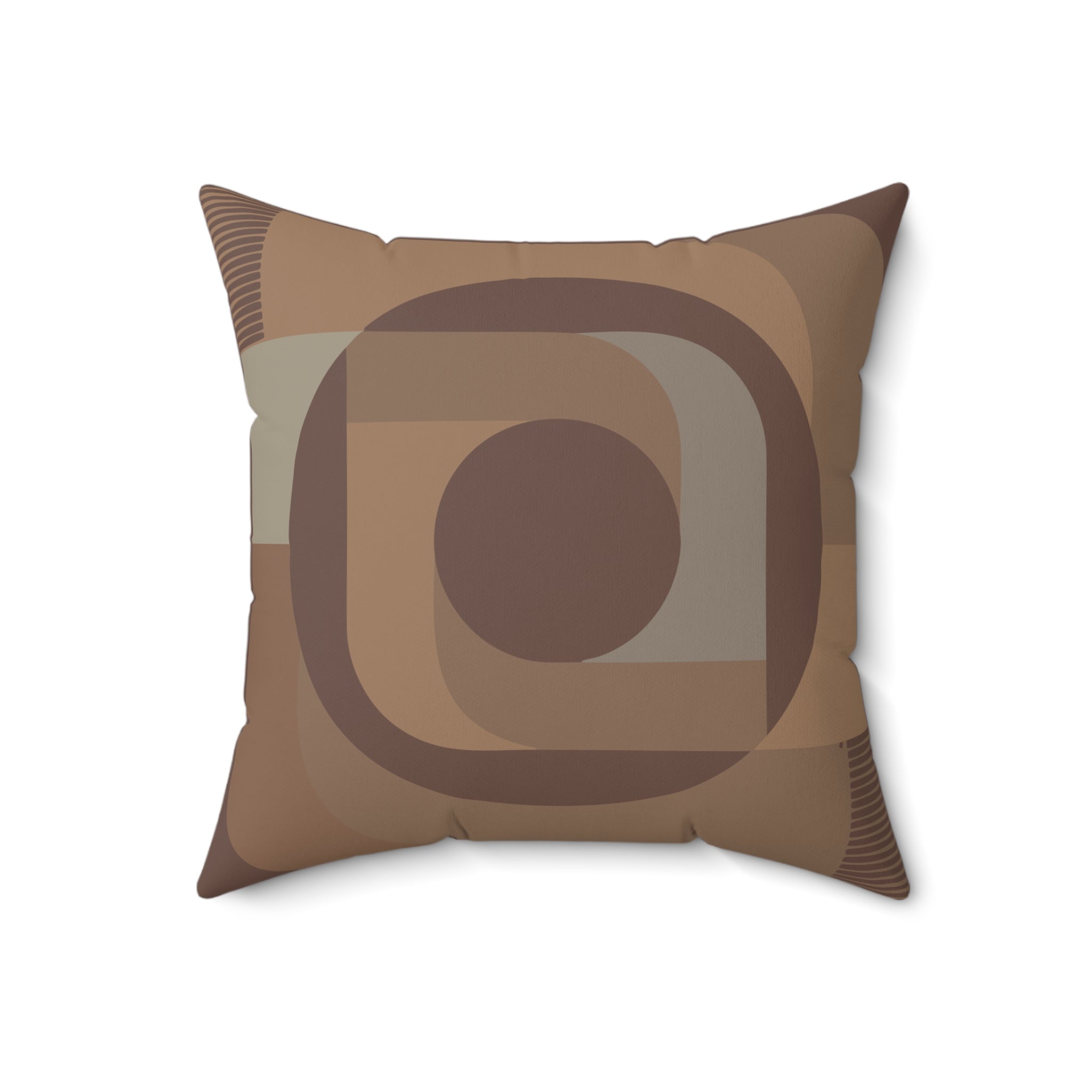 Brown HW Signature Designer Throw Pillow