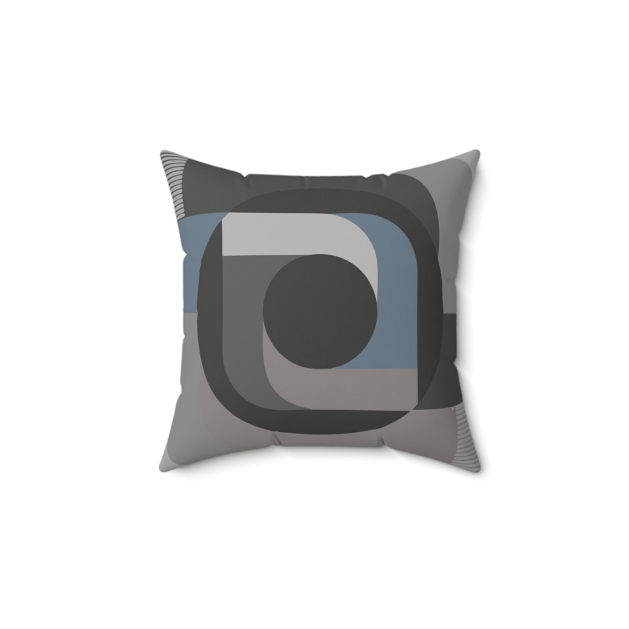 Gray HW Signature Designer Throw Pillow