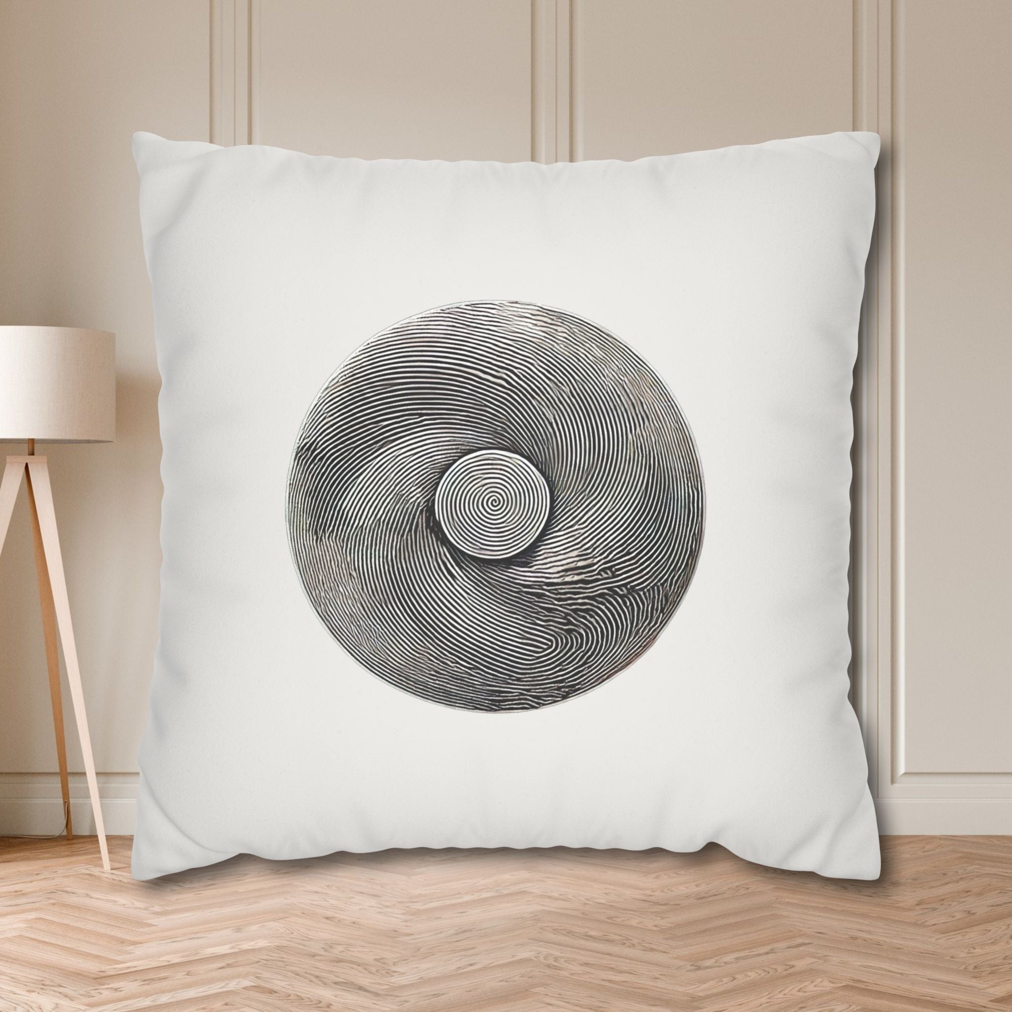 Press Me Button Designer Throw Pillow Cover