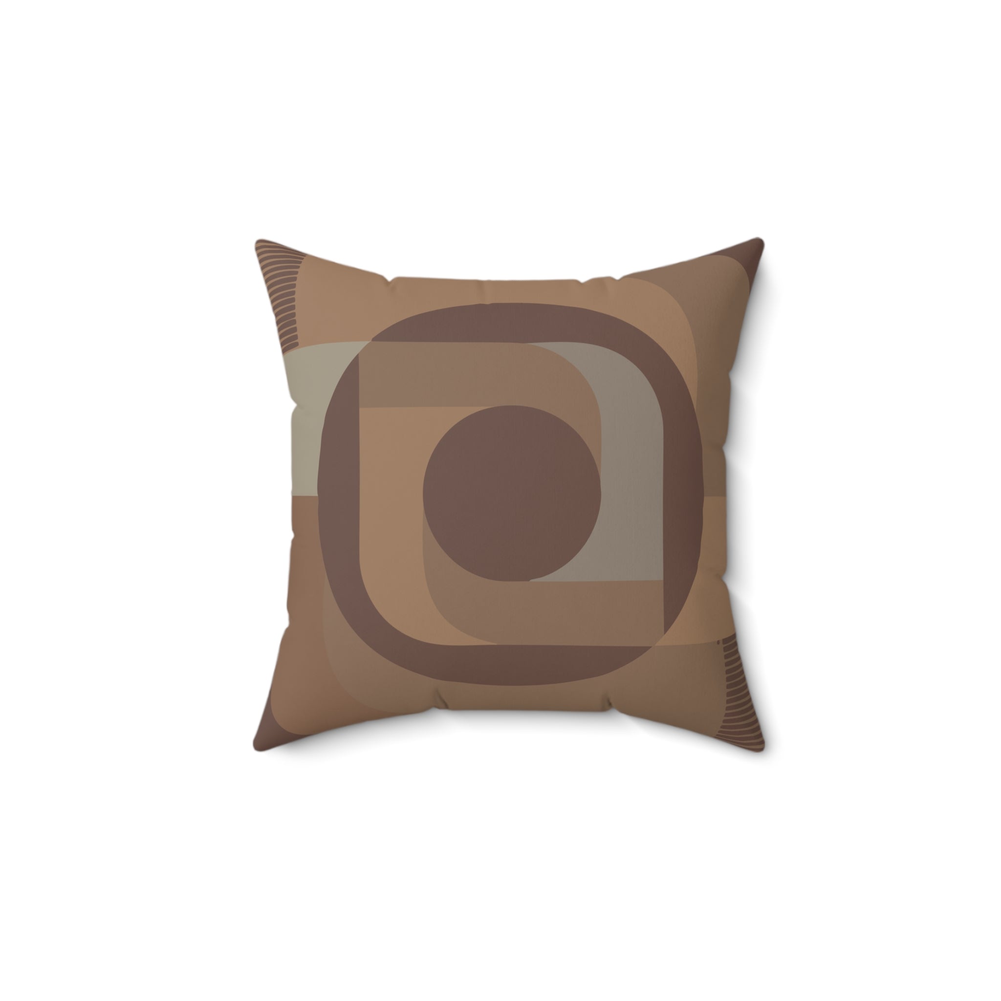 Brown HW Signature Designer Throw Pillow