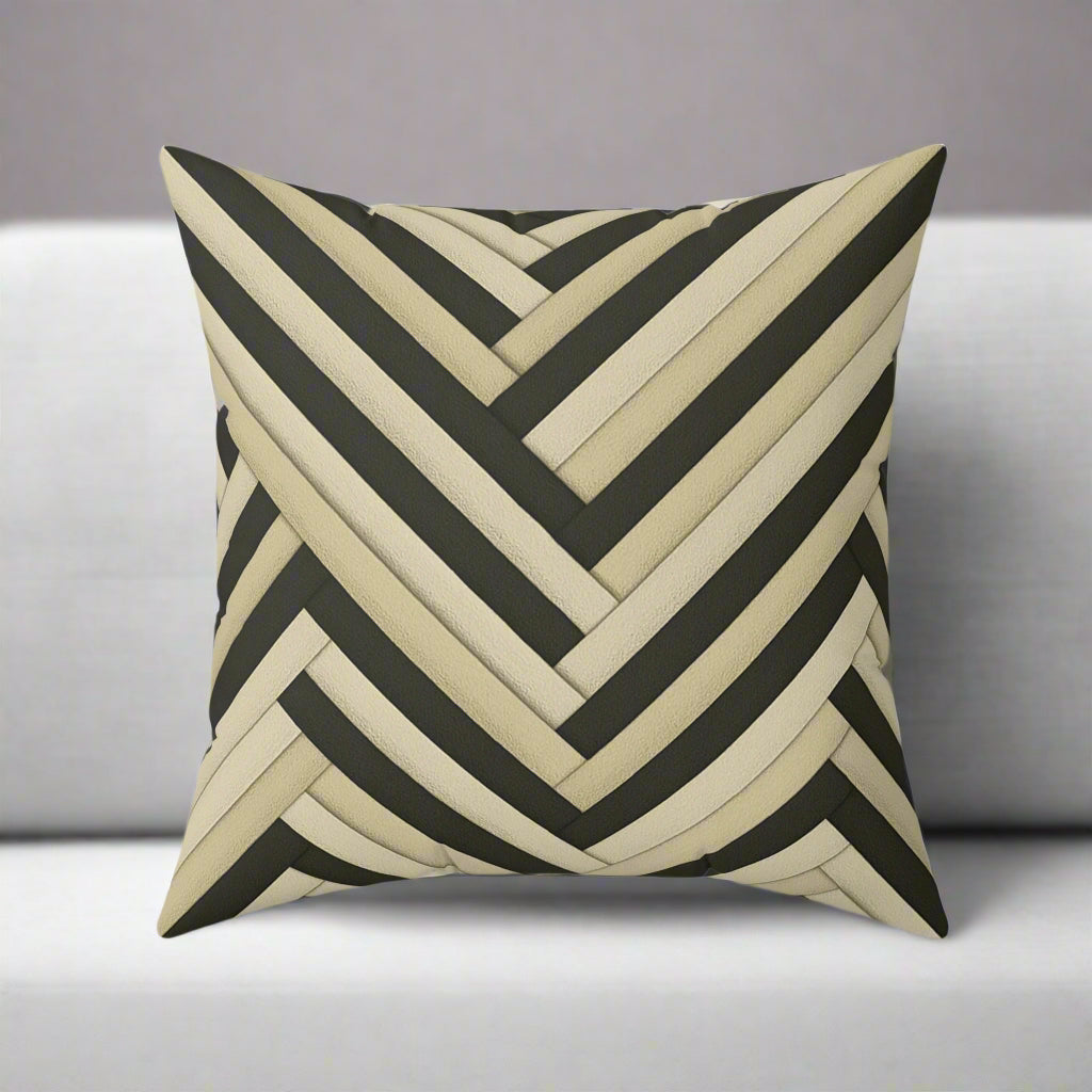 Laced Designer Throw Pillow