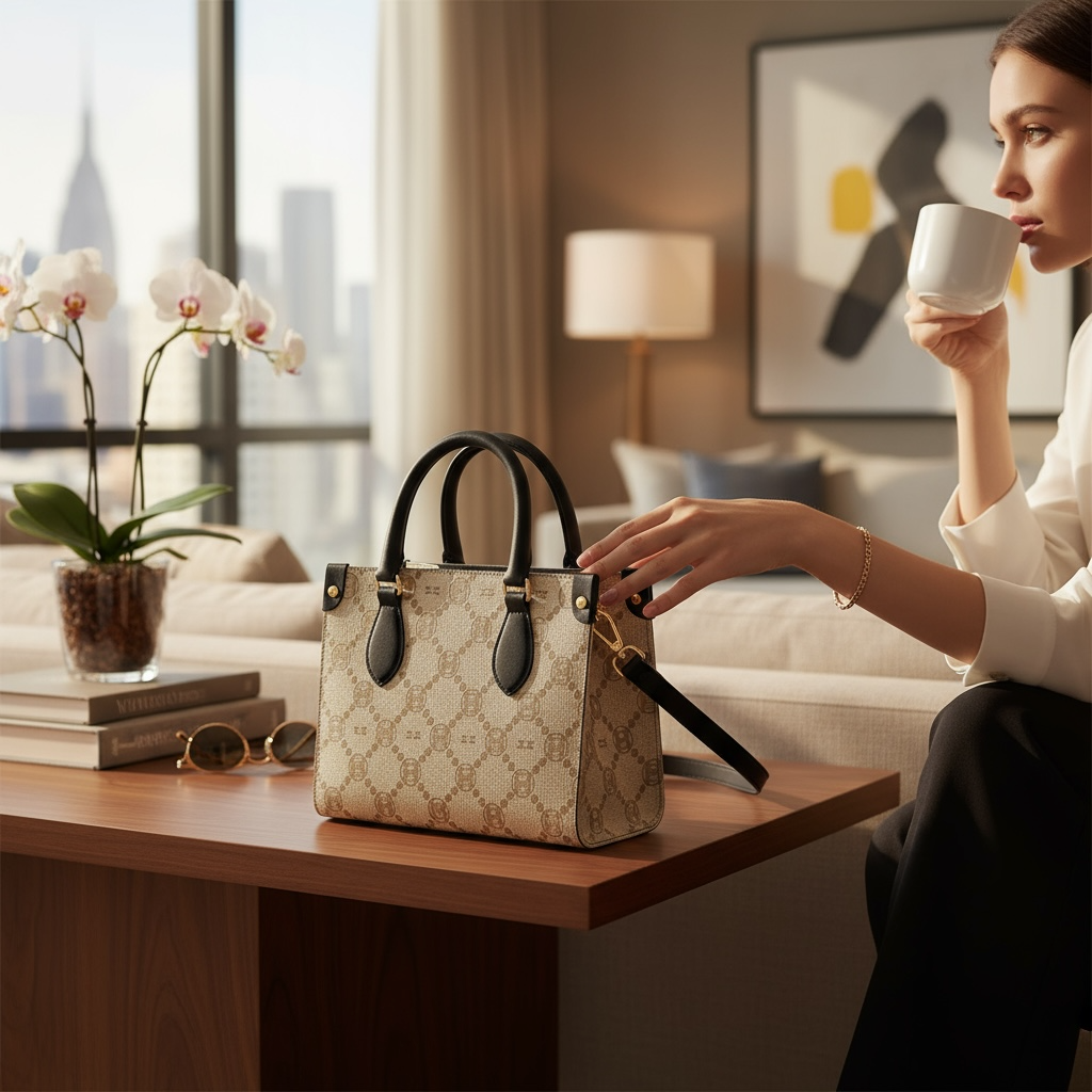 Beige Newport Mini Bag