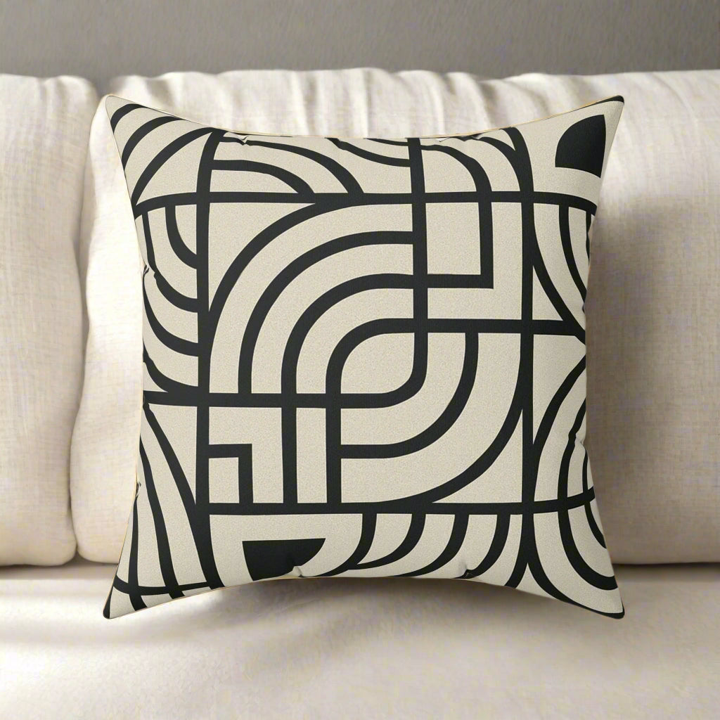 Home Lab No.10 Designer Throw Pillow