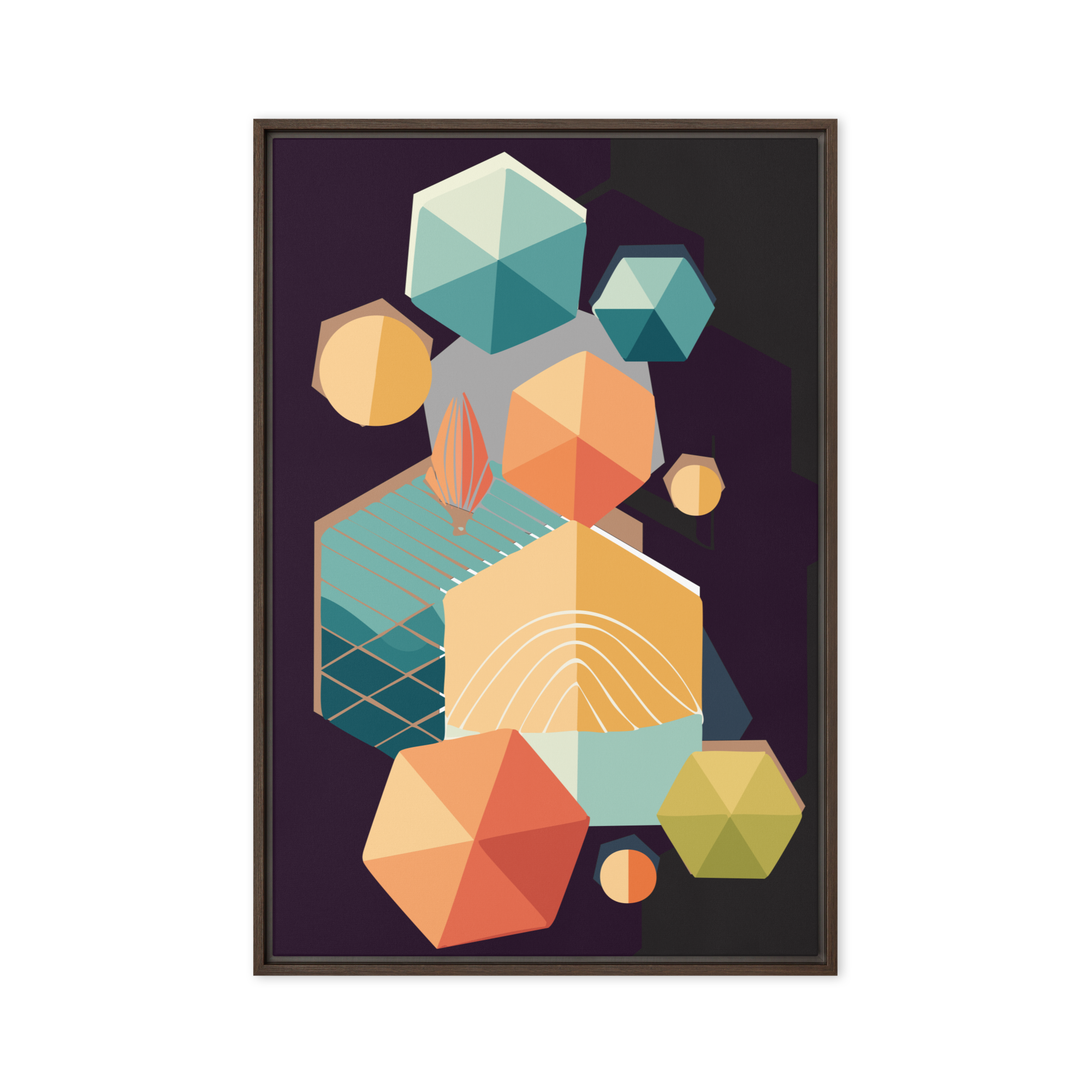 Home Lab No.55 Framed Canvas
