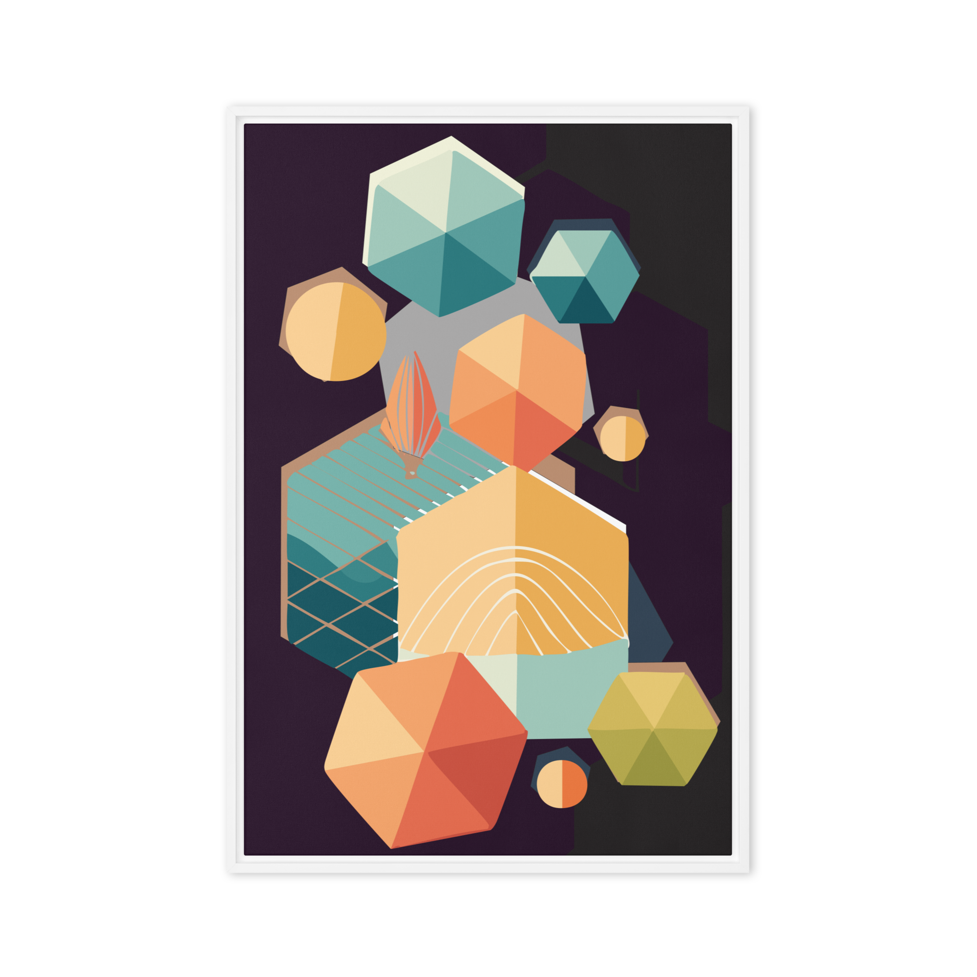 Home Lab No.55 Framed Canvas