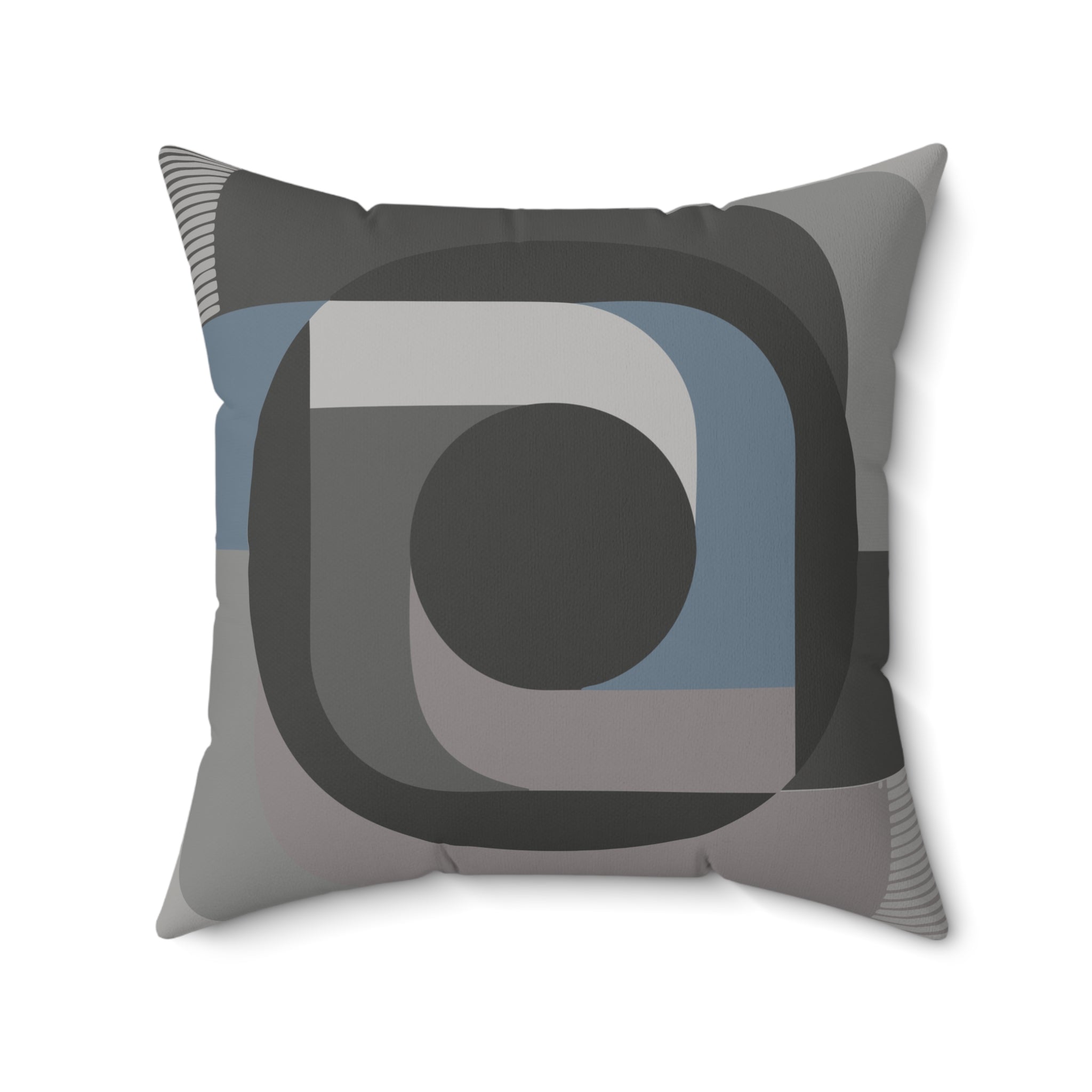 Gray HW Signature Designer Throw Pillow