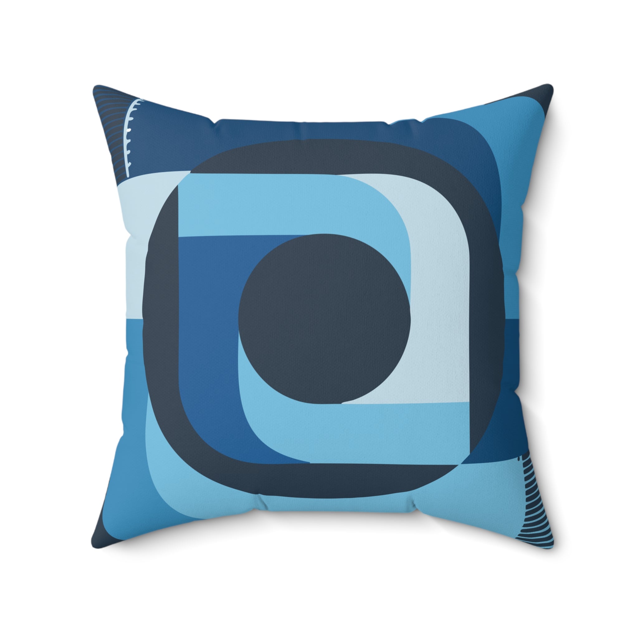 Blue HW Signature Designer Throw Pillow