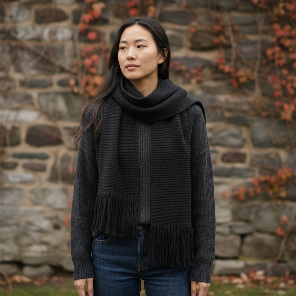 Baby Alpaca Handwoven Scarf