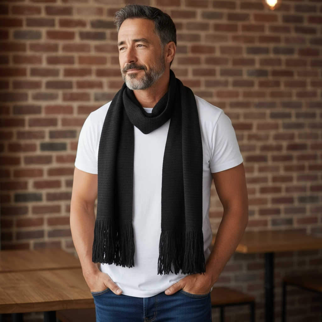 Baby Alpaca Handwoven Scarf